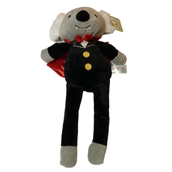 Spark Create Imagine Other - Spark Create Imagine VAMPIRE KOALA Stuffed Plush Rattle & Crinkle Toy 16” Lovey